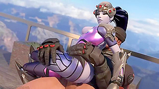 Compilation of the hottest D.va, Widowmaker, and Mercy fuck scenes
