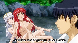 15 Beautiful Girls Adrift 2 - Catgirl holds down redhead for beach fucking
