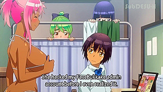 Futa Club 2 ep2 - Futa girls are trapped in sex devices and fuck with big dicks