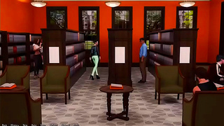 Sad Anime Student Finds Comfort in Intimate 3D Hentai Scenes