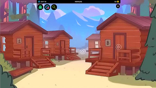 Reconnecting at Camp Pinewood – 3D Anime Couple’s Intimate Reunion