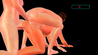 Threesome 3D Anime Action – Double Penetration For Ultimate Pleasure