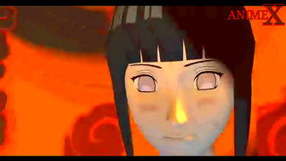 3D Naruto & Sakura Hentai – Intense Anime Sex With Hinata & Boruto