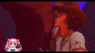 Park Ranger Gets Caught By Bigfoot's Massive Dick In The Forest Camping Adventure