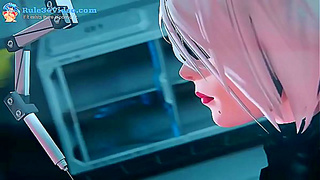 Nier Automata 3D Hentai – First Assembly With Hot AI Girls