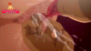 Horny Anime Babe With Green Eyes Rocks The Bed To Ecstatic Music Video Climax