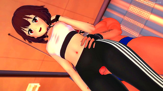 Megumin Fucks Hard After Exercises In The Infirmary For A Juicy Cumshot