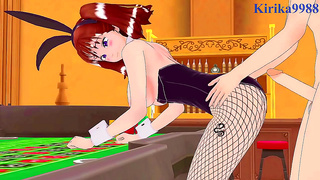 Diane & Elizabeth Lioness Bunny Girls Intense 3D Hentai Sex Marathon