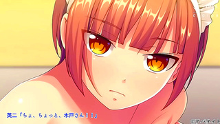 Masochistic Maid Learns Secret Skills In Hardcore Japanese Hentai Blowjob Session