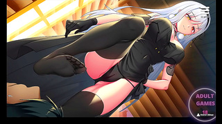 Busty Witch Imprisons You for Steamy Anime Gameplay Adventures