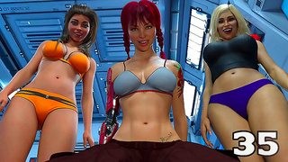 Stranded In Space – Busty Teens Play Strip Poker For Huge 3D Cocks & Massive Cumshots