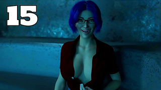 Hot Blue-Haired MILF Gets Steamy in Space for Date Night Creampie Adventure