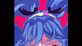 Hatsune Miku’s Sloppy Blowjob & Deepthroat Session Ends With Facial Glory