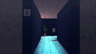 Kitagawa Gets Horny In The Toilet With MMD Hentai Action