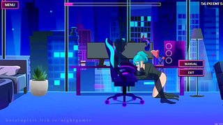 Cute Anime GamerGirl Seduces You On Her Gaming Chair