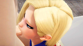 Teen Dragon Ball Doll Sucks NonStop for POV Big-Ass 3D Hentai Uncensored Action