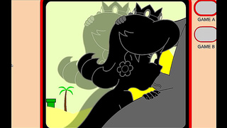 Princess Rosalina Sucks Dick & RidesCowgirl In PPUPPU Game And Watch Hentai