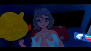 VR Kanojo Game POV – Oyasumi Etchi With Your Virtual Honey