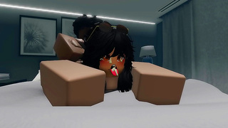 Horny Roblox Fan Begs for Rough Hentai Sex Session