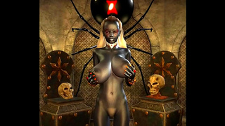 Fantasy Drow Elf Seduces With Busty Perfection In Anime Adventure