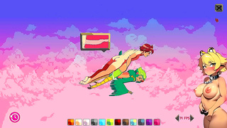 Naughty Girls Punished by Hero in Cloud Meadow Hentai Game Play