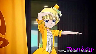 Ecchi Anime Cutie Provides Seductive Fan Service With Naughty Charm