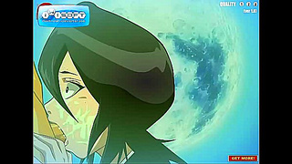 Rukia Gives Intense Blowjob in Bleach Game Hentai Scene
