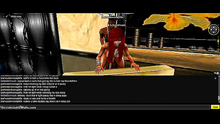 Diva Gold Seduces in Bedroom for Steamy 3D Anime Game Action