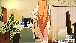 Asuna's Sword Art Play Mode – Anime Cutie Gets Drawn Into Hot Action