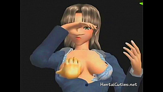 Busty Anime Chick Gets Fingered Hard For Hardcore Orgasm Bliss