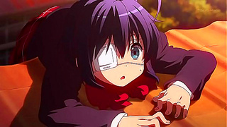 Romantic Chuunibyou Anime Couple Enjoy Intense Passionate Moments