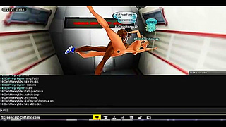 3D Cartoon Anime Chick Rides Dick Hard In Hot IMVU Game Action