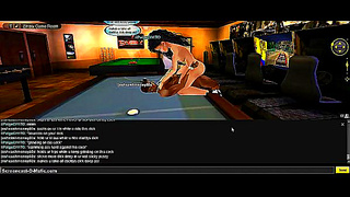 Paige Plays Seductive Game Room Fantasy in 3D Anime Porn
