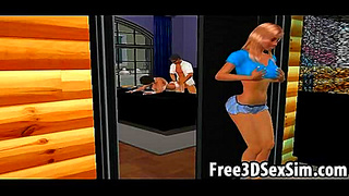 Hardcore 3D Cartoon Hotties Get Fucked Hard In Wild Group Action