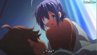 Romantic Chuunibyou Anime Couple Explore Passionate Love Scenes