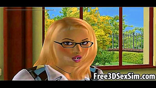 Ebony Babe Gets Her Tight Pussy Licked Hotly In Steamy 3D Hentai Action