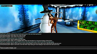 Rose X-Mas – 3D Anime Babe Seduces You This Holiday Season