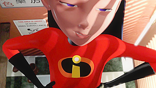 Incredibles Elastigirl Fucks Violet In The Dressing Room with futa cock