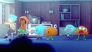 Gumball's friends have hardcore lesbian sex on the couch