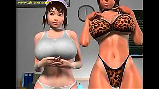 Hot 3D Hentai Nurse With Big Tits Fucks Hardcore In Anime Gangbang Scene