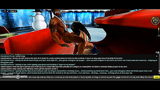Kiara Xmas Gives Seductive Head In 3D Anime Porn Game Fantasy