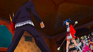 Horny Anime Chick Gets Ecchi Action In DxD Fantasy Scene