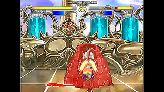 Hentai Yuri Scene – Helper & Bulleta Team Up Against Darkstalkers Girls
