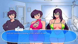 Hot MILF Slave Moans Through Doggy Style Orgasms In Snowy Hentai Anime