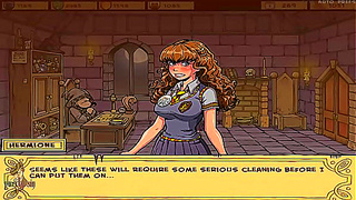 Hot Teen Witch Teases in School Uniform for Orgasmic Slave Training Session