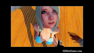 Hot 3D Anime Babe Sucks Dick Then Rides It To Orgasmic Bliss