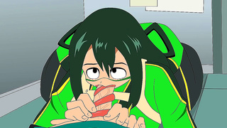 My Hero Academia Froppy Gets Frisky in Steamy Animated Hentai Scene