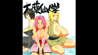 Mind-Controlled Hokage Surprises With Blowjob And Boob Job Gangbang