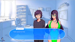 Hot Teen Milf Dominates Big-Dick Doggystyle in Snowy Anime Fantasy
