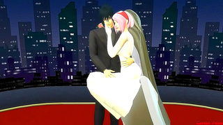 Sakura’s Wedding Night Turned Wild – Cheating Wife & Cuckold Husband Drama